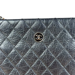 Chanel Black Quilted Leather Uniform Chain Crossbody 2018