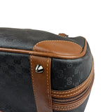 Gucci Vintage Micro GG Black/Brown Supreme Satchel Hand Bag