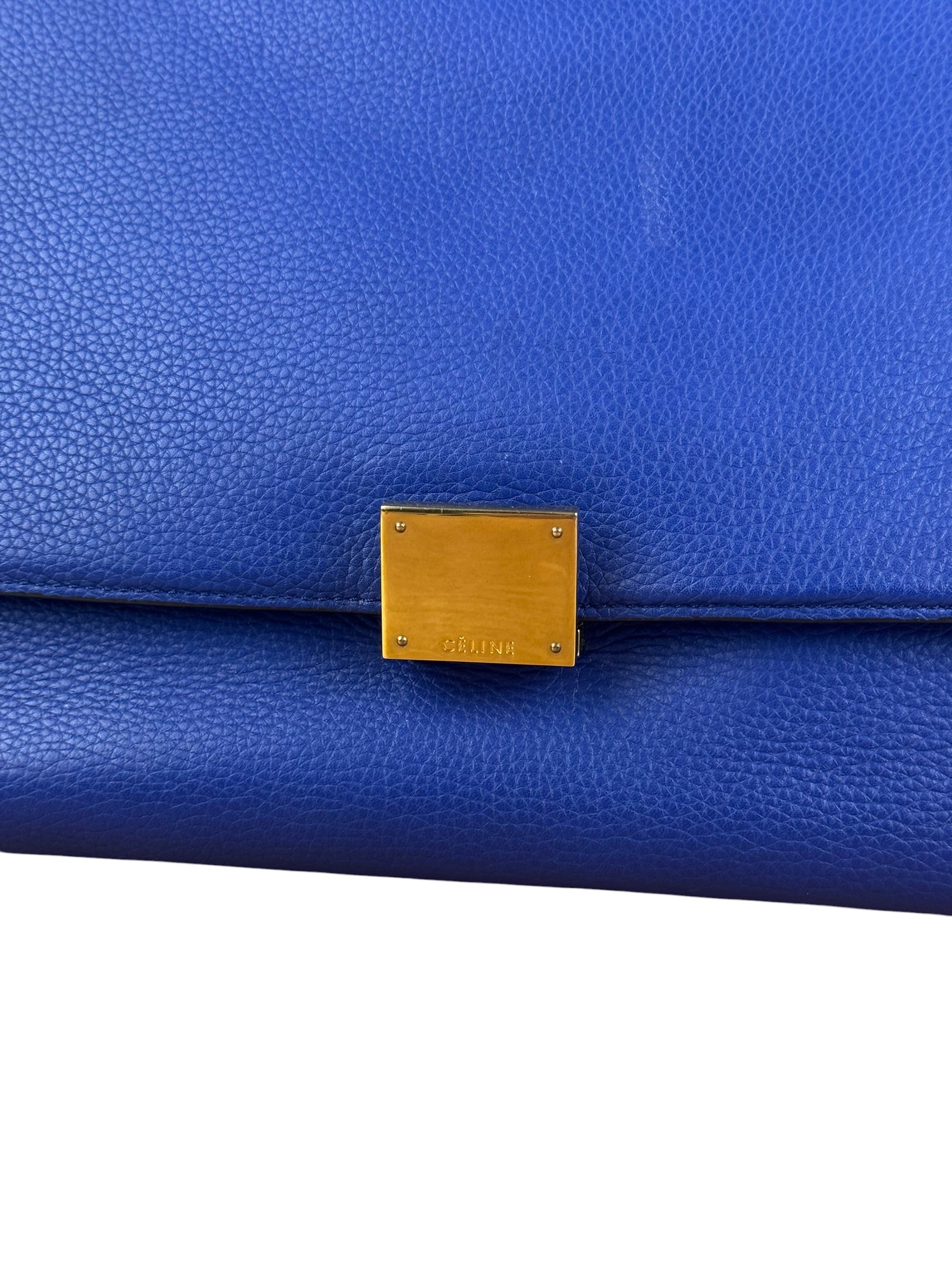 Celine Blue Trapeze Two-Way Bag