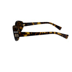 Miu Miu Tortoiseshell Oval Sunglasses SMU B09