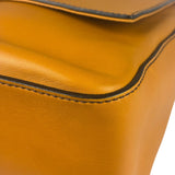Fendi Brown Leather Mamma Foreever Flap Baguette