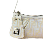 Fendi Sparkle Zucca Pochette Shoulder Bag