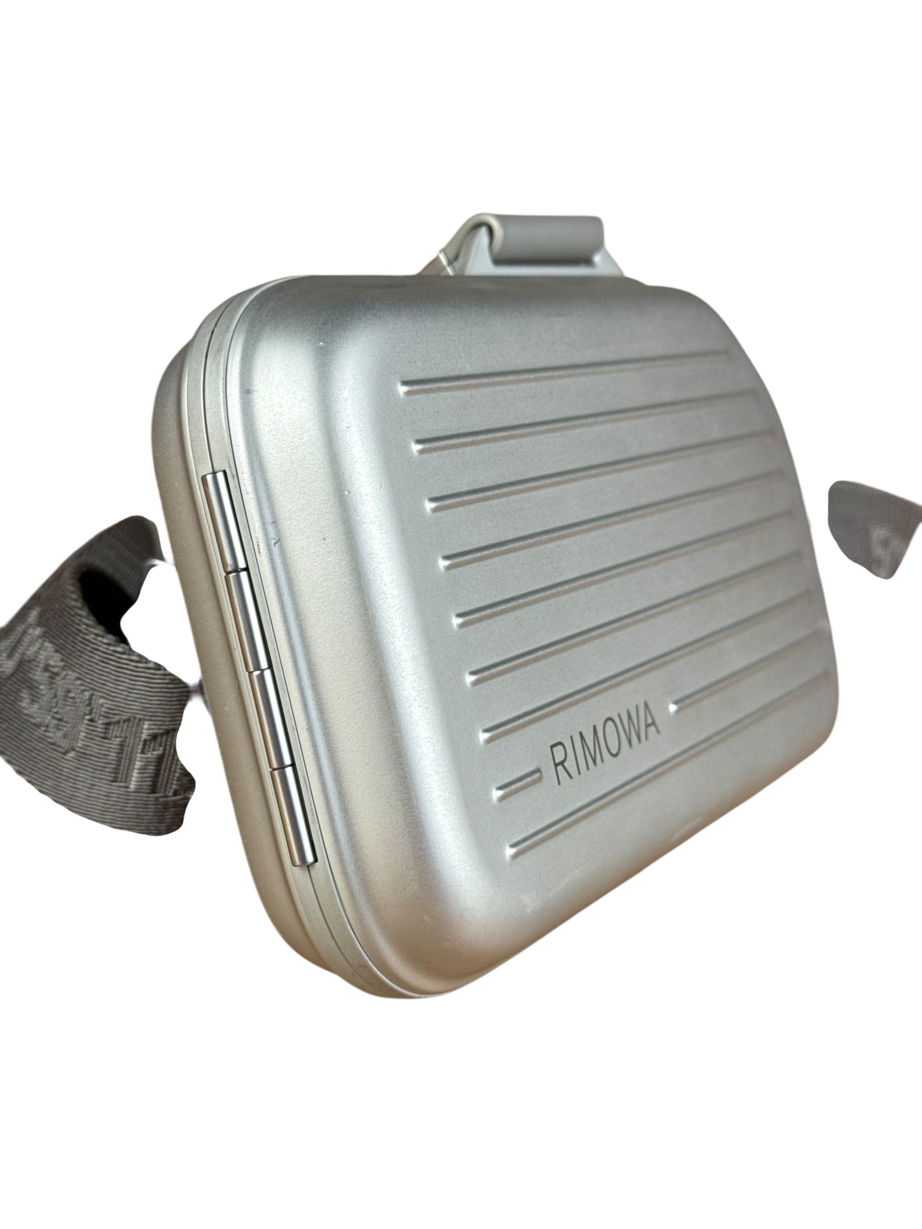 Rimowa Aluminium Personal Sling Clutch Silver