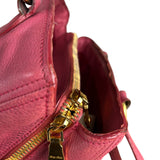 Miu Miu Pink Leather 2Way Tote Bag