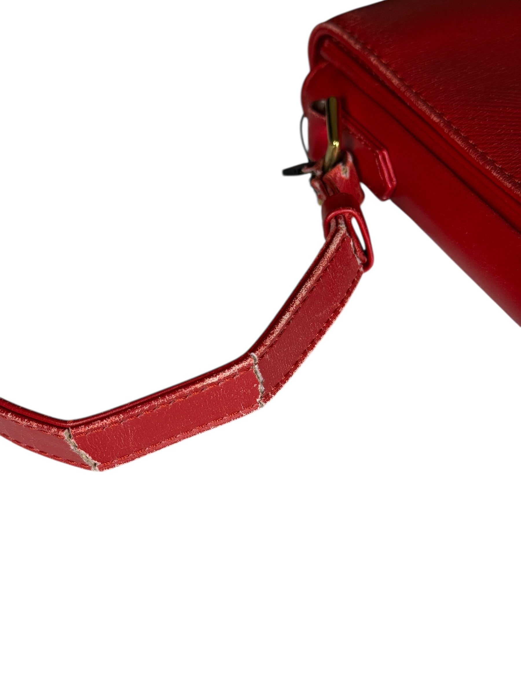 Louis Vuitton Red Epi Opera Delphes Work Bag