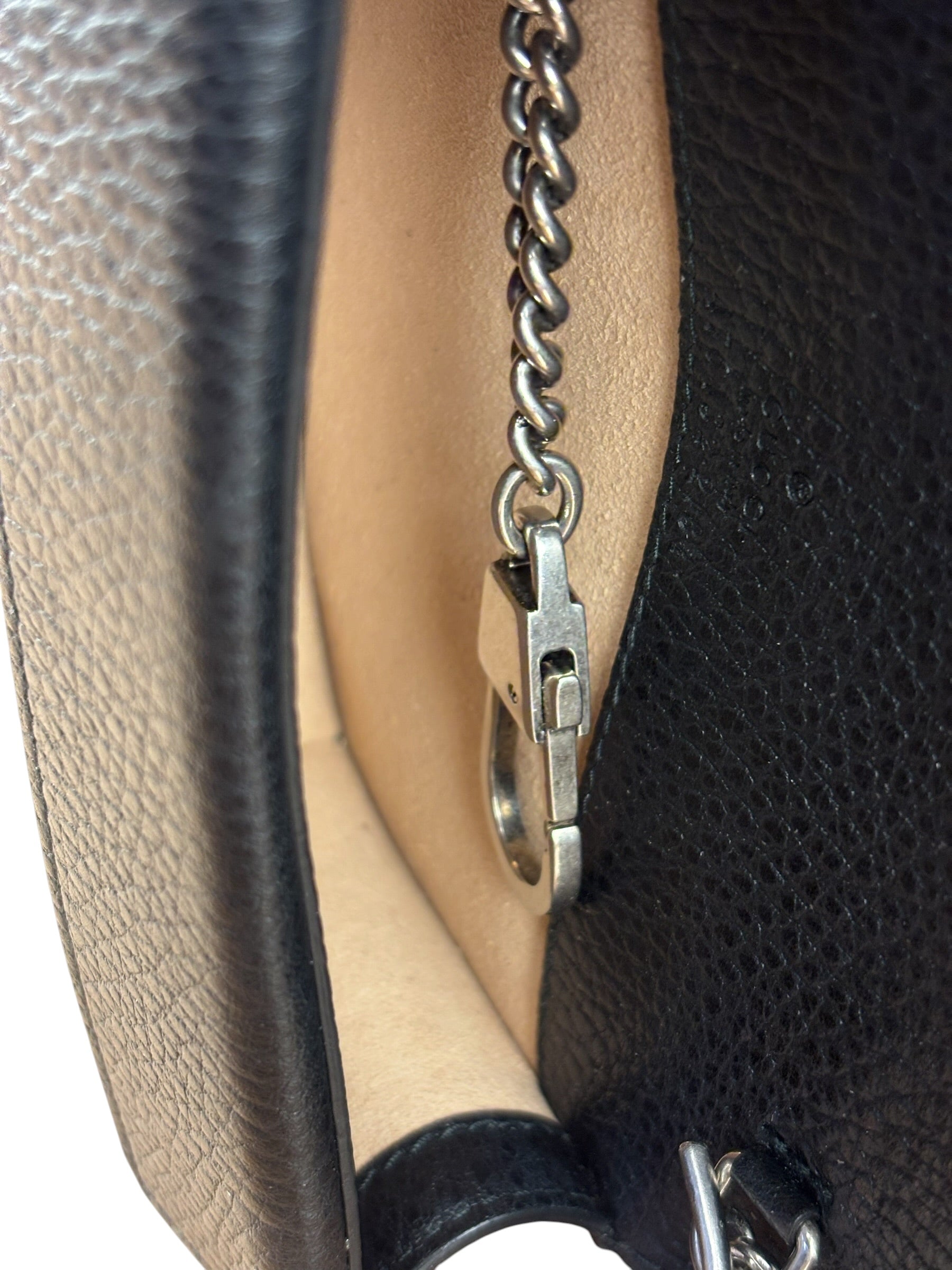 Gucci  Black Dionysus Super Mini Shoulder Bag