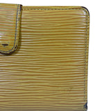 Louis Vuitton Epi Kiss Lock Wallet Yellow