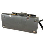 Goyard Mini Grey Goyardine Saigon Top Handle Bag