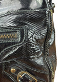 Balenciaga Black Leather Classic City Shoulder Bag