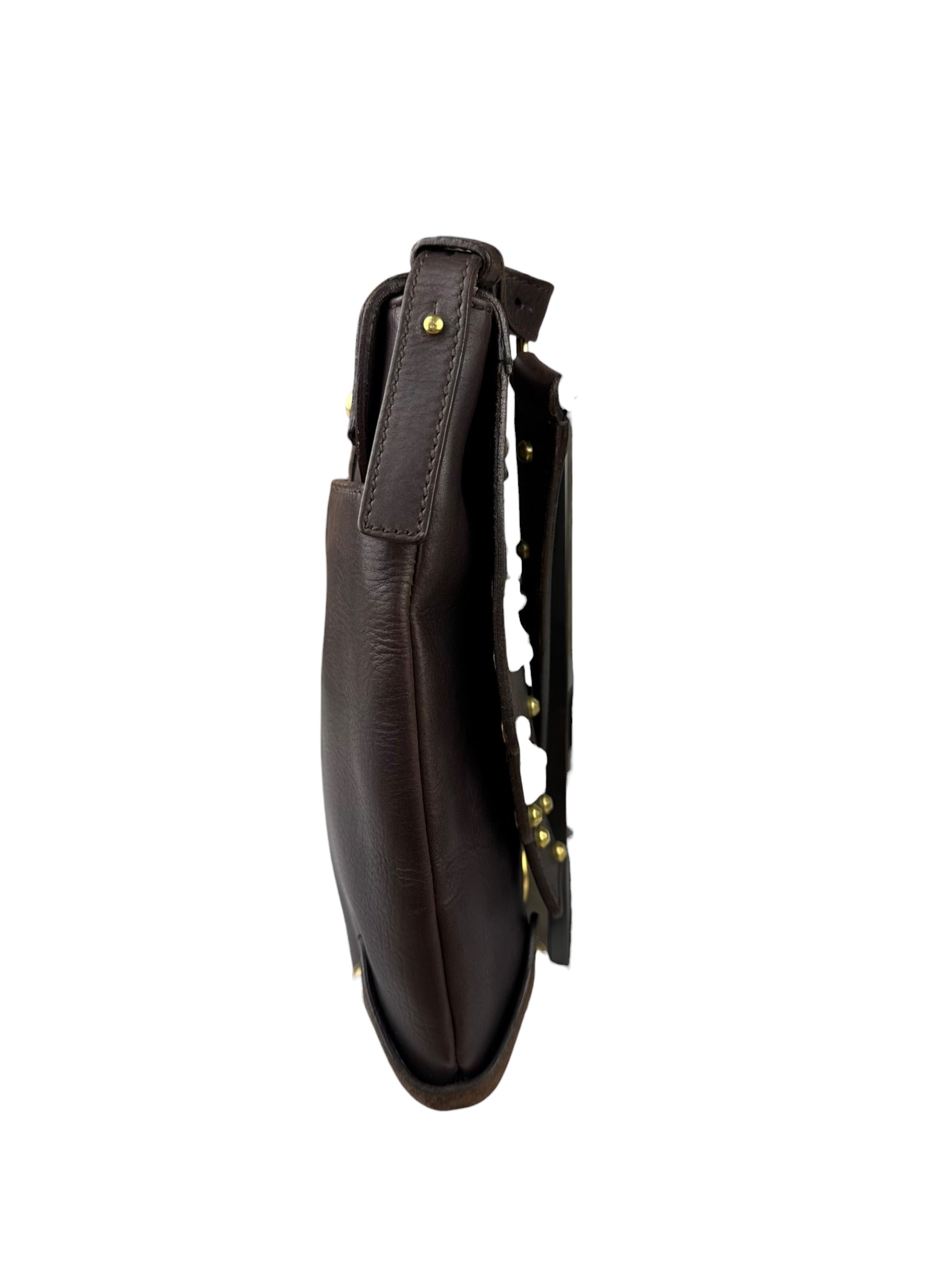 Yves Saint Laurent Tan Brown Messenger Bag