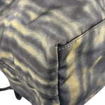 Prada Green/Black Nylon Tessuto Stampato Shoulder Bag
