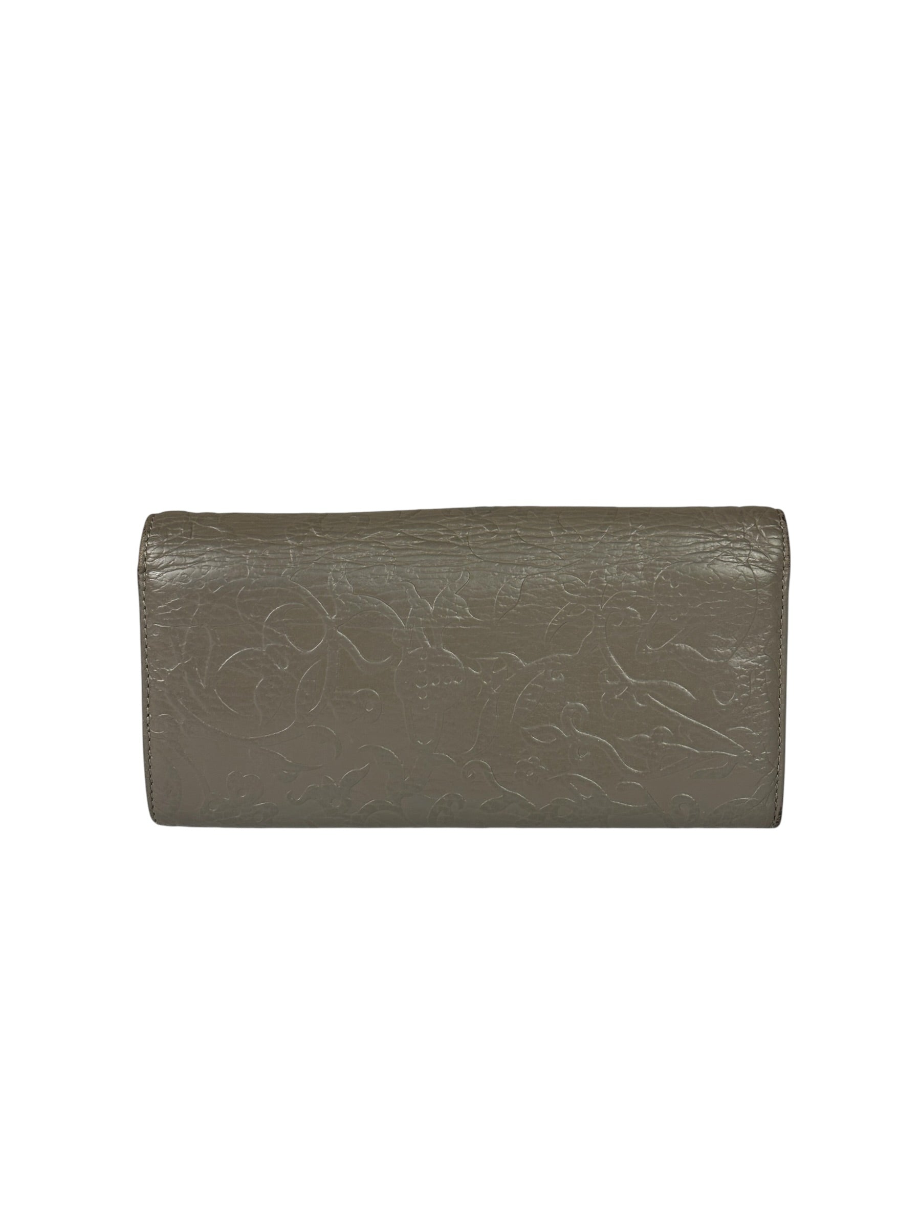 Vivienne Westwood Grey Long Flap Wallet