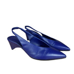 Hermes Intime 55 Leather Slingback Pumps