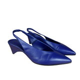 Hermes Intime 55 Leather Slingback Pumps
