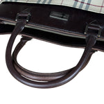 Burberry Vintage Canvas Nova Check Tote