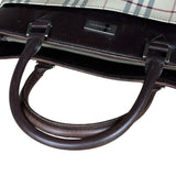 Burberry Vintage Canvas Nova Check Tote