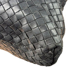 Bottega Veneta Black Intrecciato Large Handbag