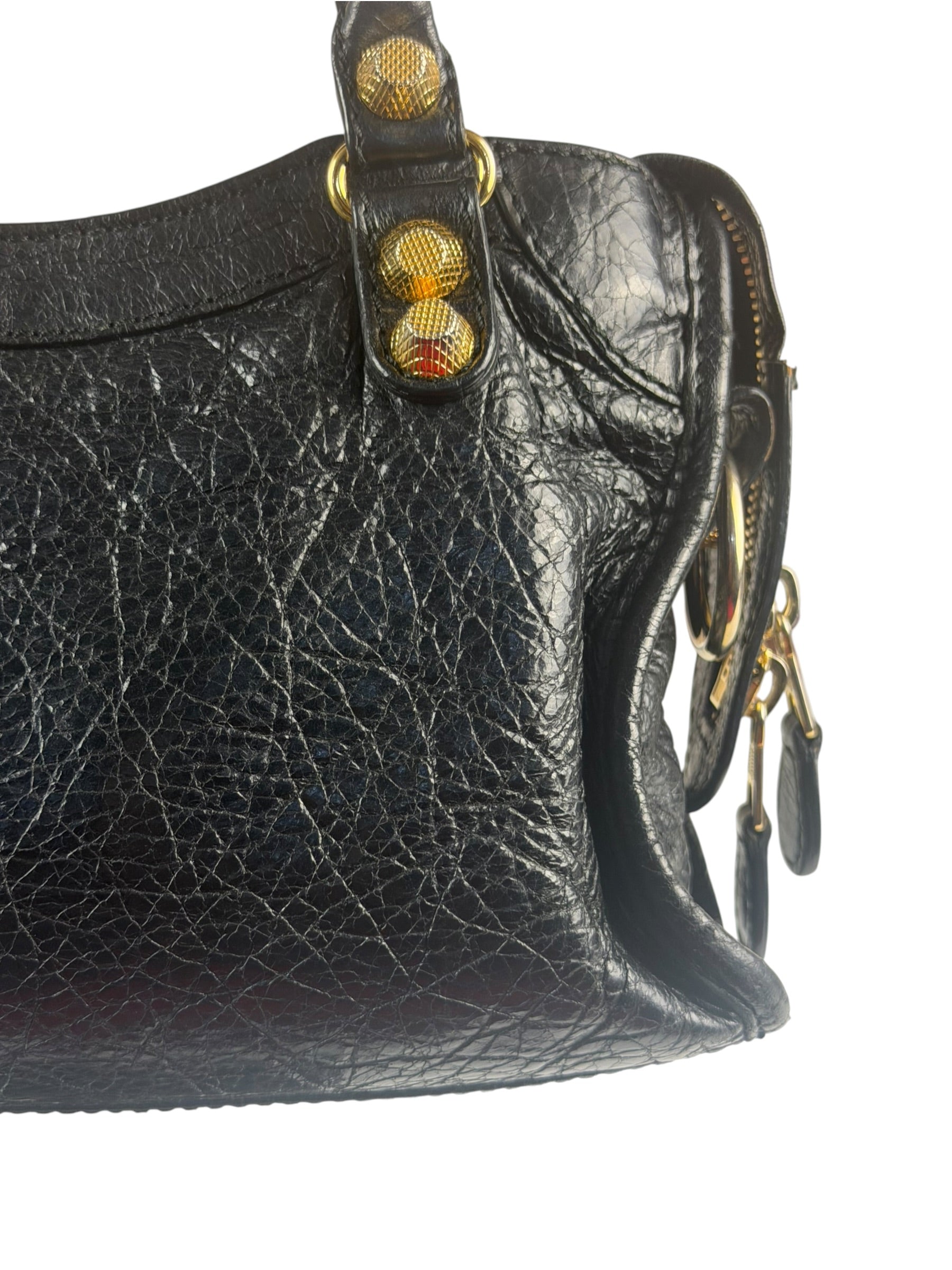 Balenciaga Black Calfskin Mini Le City Bag