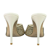 YSL Crystal Blonde Mules 37.5
