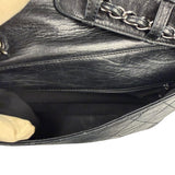 Chanel Black Calfskin Ritz Flap Bag 2007