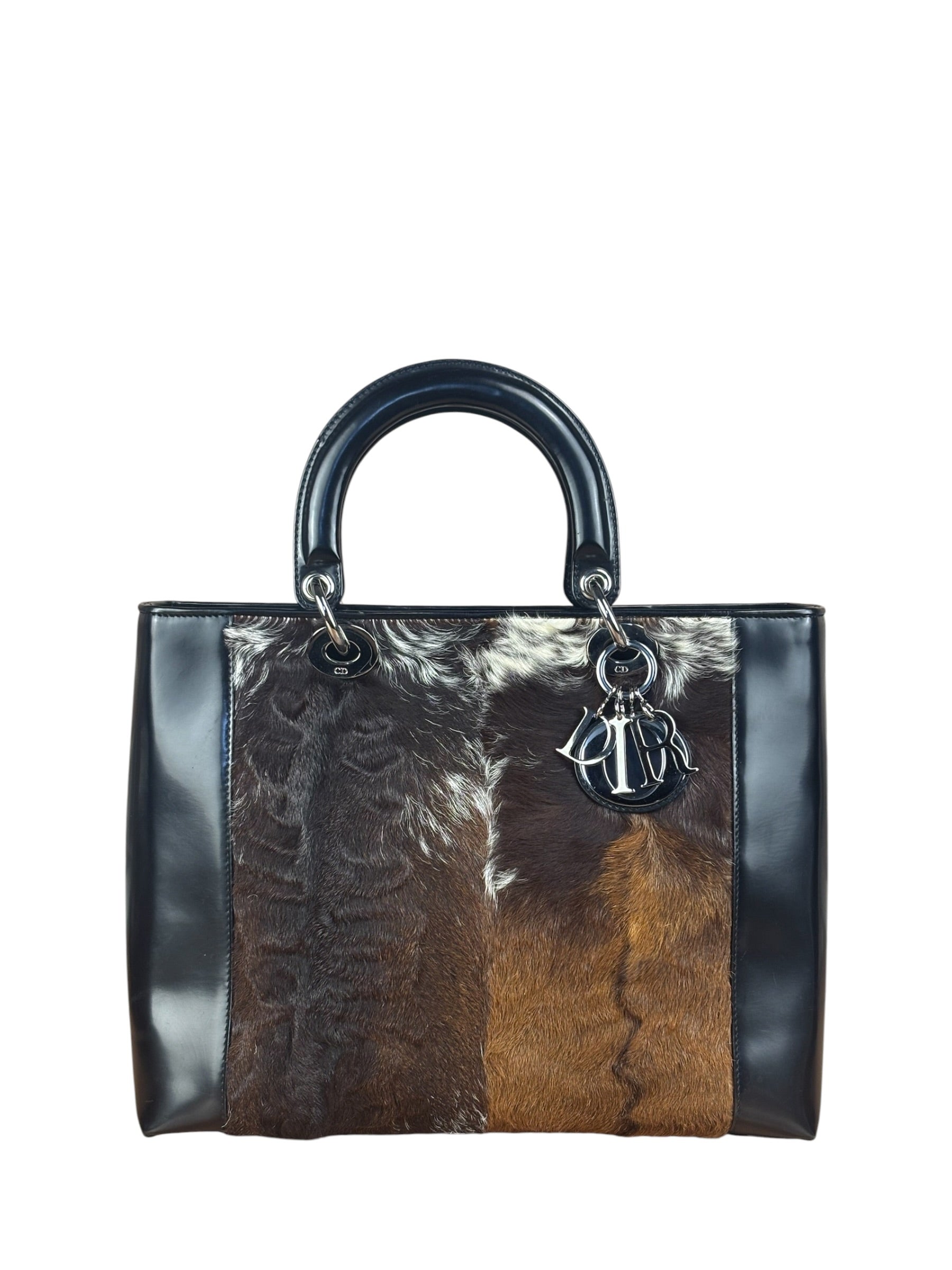 Christian Dior Vintage Lady Dior Large Tote Bag