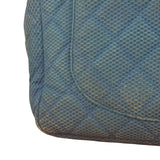 Chanel Medium Quilted Perforated Jersey Single Flap 2009