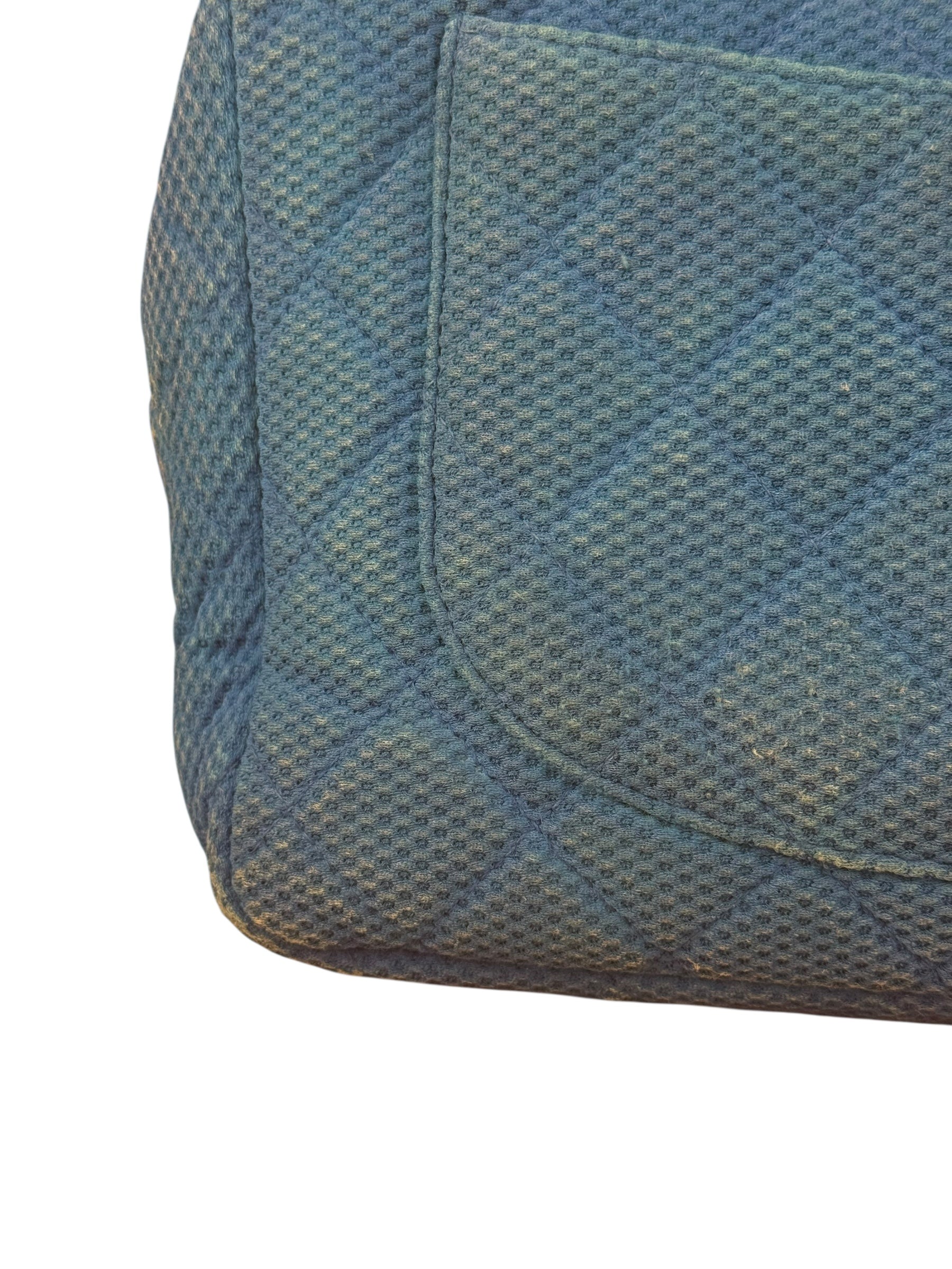 Chanel Medium Quilted Perforated Jersey Single Flap 2009