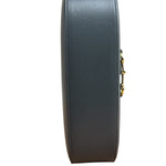 Gucci Grey Leather 1955 Horsebit Shoulder Bag