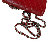 Chanel Red Quilted Leather Classic Mini Flap Bag 2012