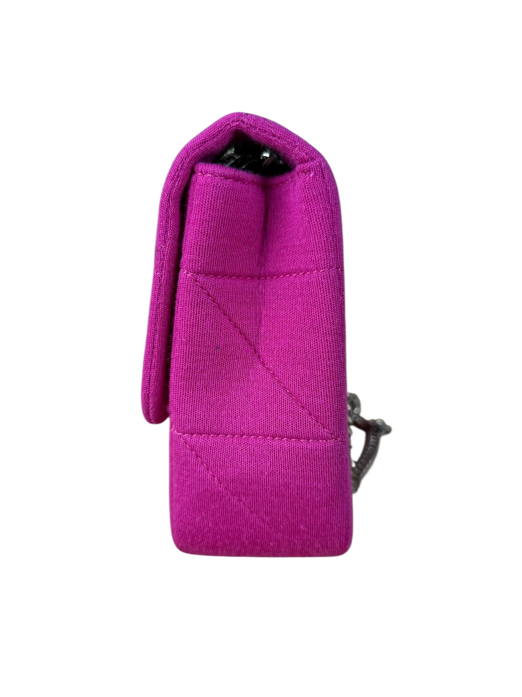 Yves Saint Laurent Pink Jersey Jamie Bag