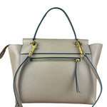 Celine Beige Leather Belt Two Way Bag
