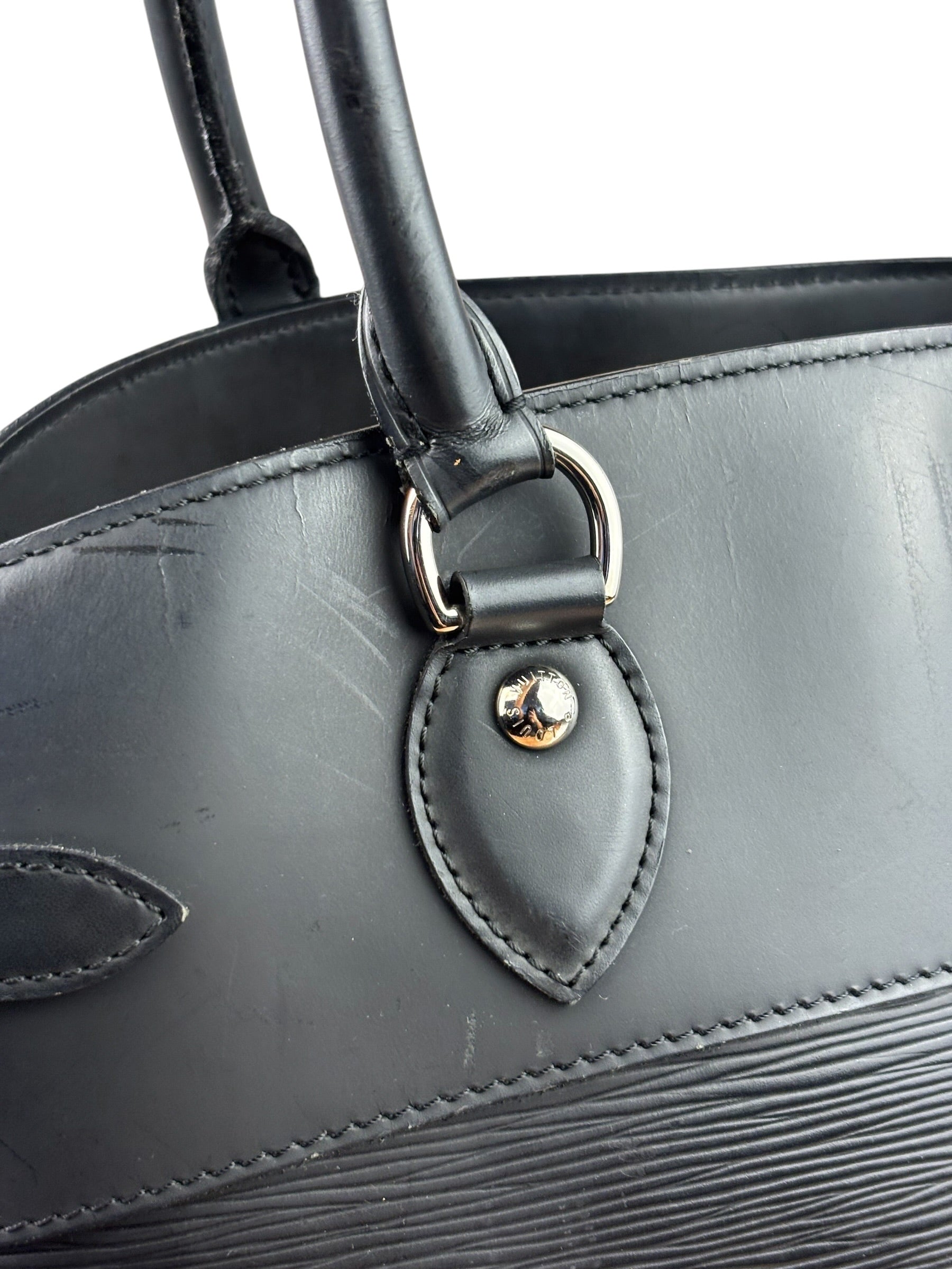 Louis Vuitton Black Epi Leather Passy Tote GM