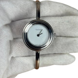 Gucci Stainless Silver Interchangeable Bezel Watch