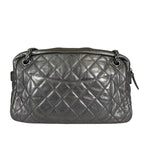 Chanel Metallic Silver Quilted Calfskin Reissue Camera Bag 2008