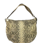 Gucci Light Sand Tones Python Hobo Bag