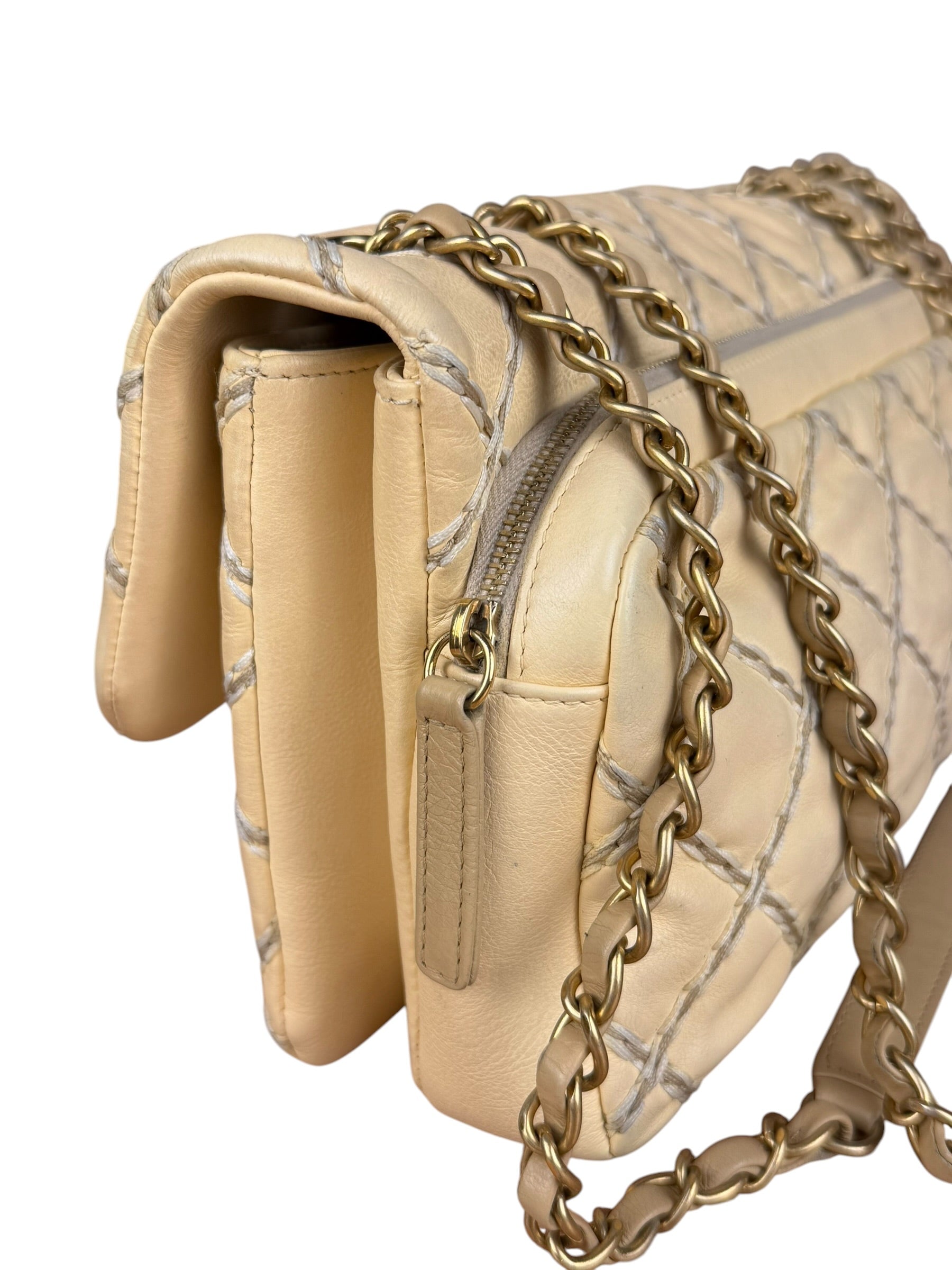 Chanel Beige Ultimate Stitch Flap 2014