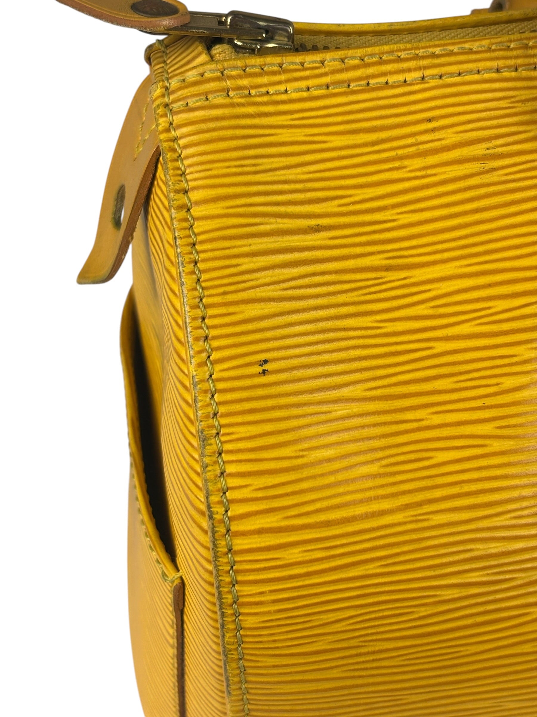 Louis Vuitton Yellow Epi Leather Speedy 25