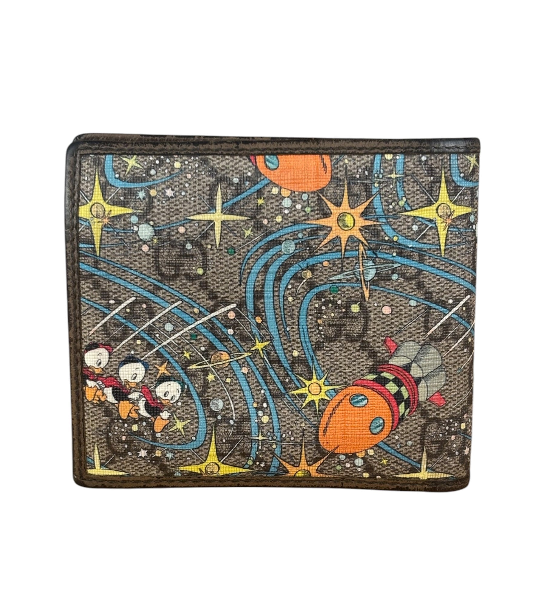 Gucci x Disney Donal Duck Compact Wallet