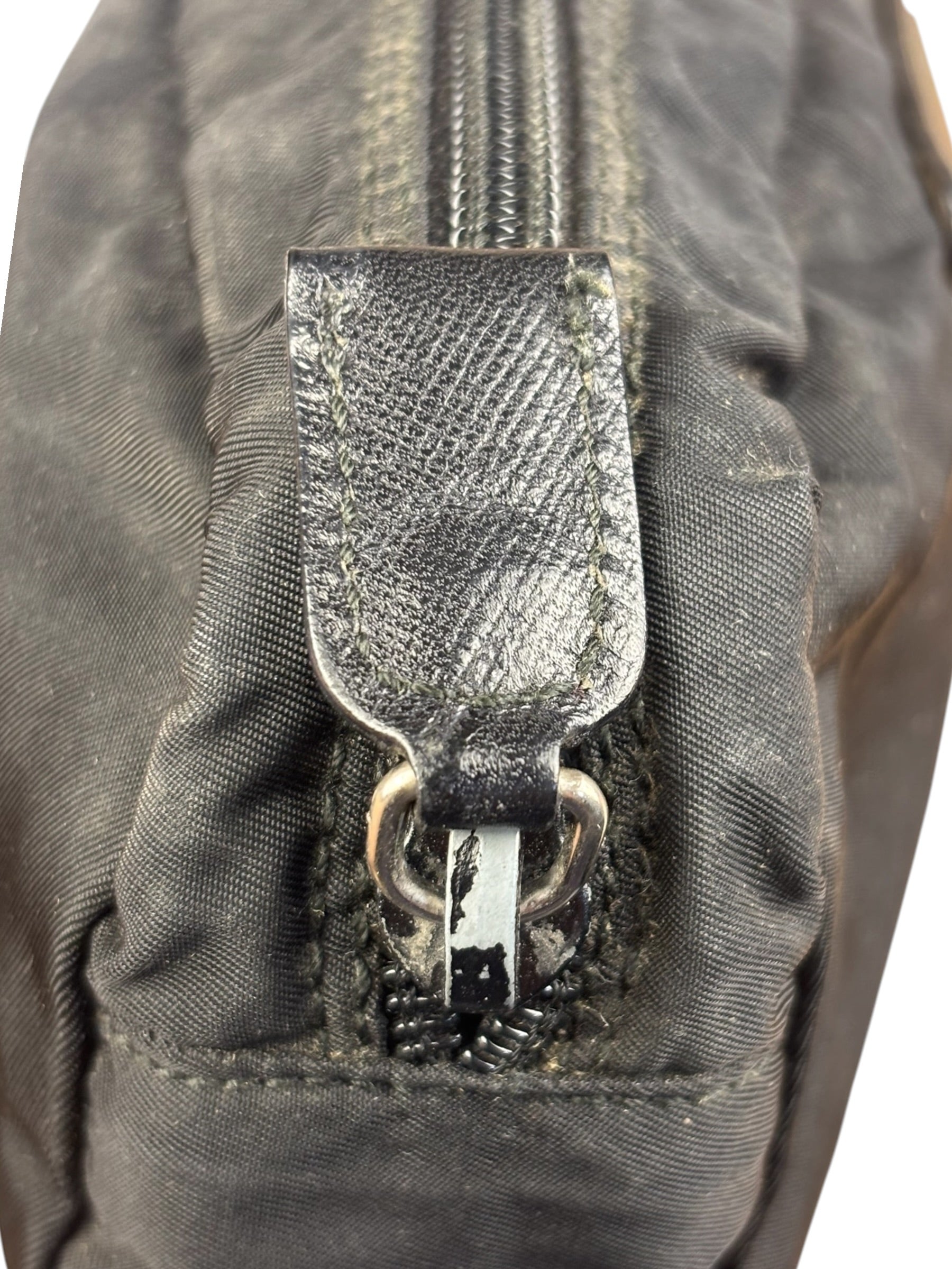 Prada Black Nylon Mini Travel Pouch