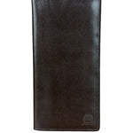 Christian Dior Brown Leather Bifold Checkbook Wallet
