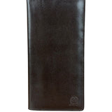 Christian Dior Brown Leather Bifold Checkbook Wallet