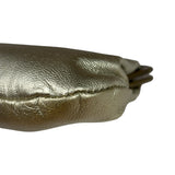 Chloe Metallic Gold Leather Frame Clutch