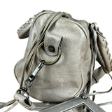 Balenciaga Mini Classic Leather City Bag Grey