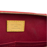 Louis Vuitton Red Vernis Alma MM Handbag