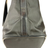 Prada Black Leather Trim/Tessuto Nylon  Shoulder Bag