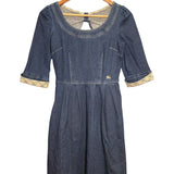 Burberry Vintage Denim Mid-Length Dress