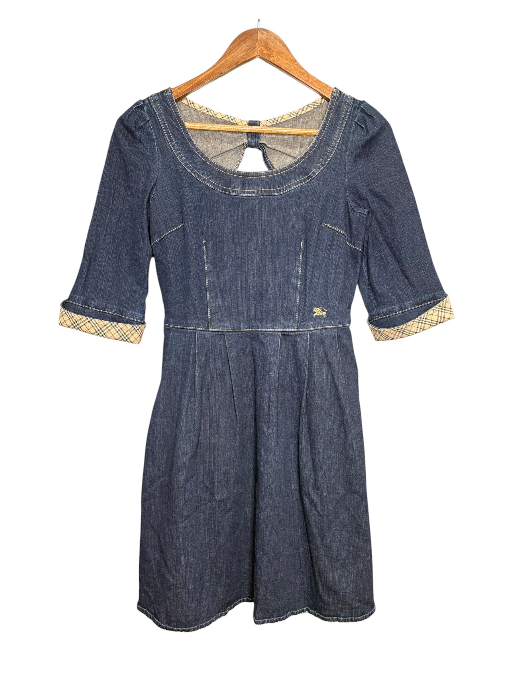 Burberry Vintage Denim Mid-Length Dress