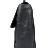 Chanel Black Quilted Caviar Kelly Top Handle Bag 90s