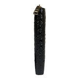 Coach Black Patent Leather Canvas Signature Zip-Around Long Wallet