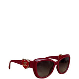 Chanel Vintage Red Heart Sunglasses
